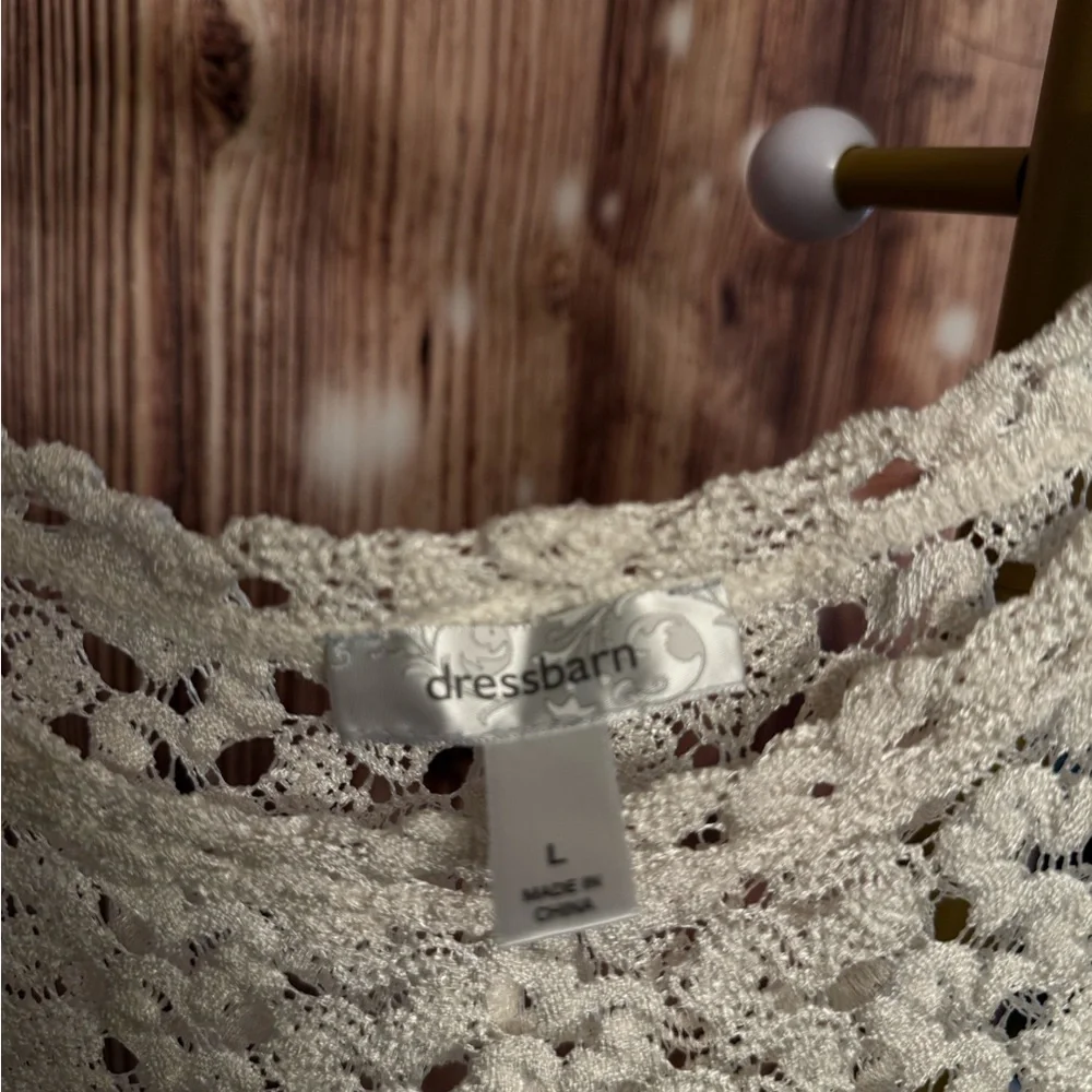 Dressbarn Cream Knit Blouse - Picture 6 of 6